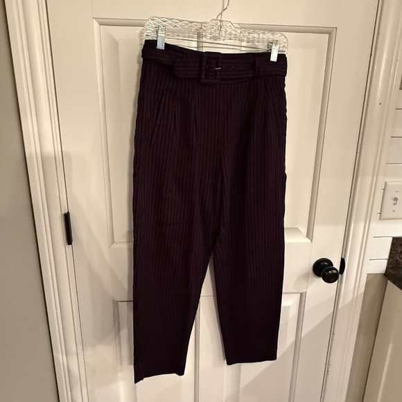 Anthropologie Cartonnier Linework Pleated Striped Trousers 31965 - Picture 5 of 16